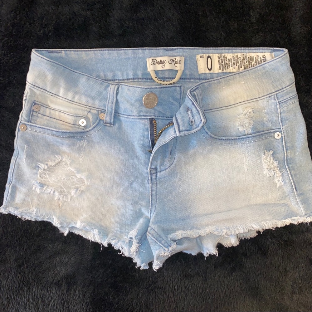 denim shorts